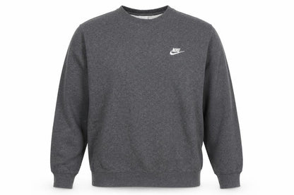 Nike Men’s Grey M Pullover Crew Neck Logo Sweatshirt