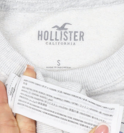 Hollister Women’s Grey S Nautical Croatia Graphic Pullover Sweatshirt