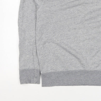 H&M Edition Men’s Grey M Crew Neck Cotton Silk Pullover Sweatshirt