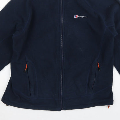 Berghaus Men’s Blue L Fleece Full Zip Outdoor Hiking Jacket