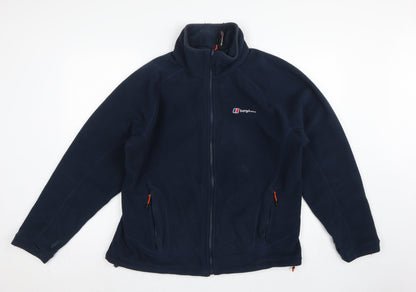 Berghaus Men’s Blue L Fleece Full Zip Outdoor Hiking Jacket