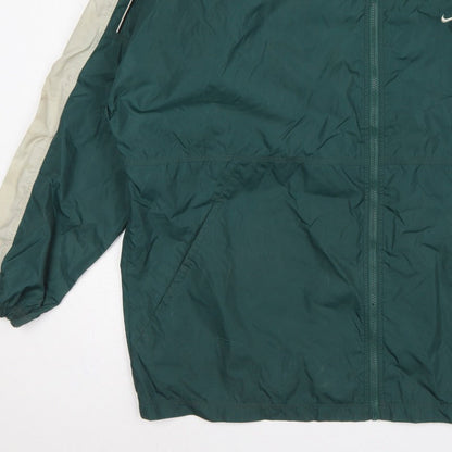 Nike Men’s Green XL Vintage Full Zip Windbreaker Jacket