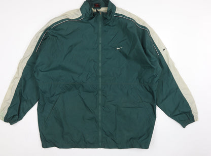 Nike Men’s Green XL Vintage Full Zip Windbreaker Jacket