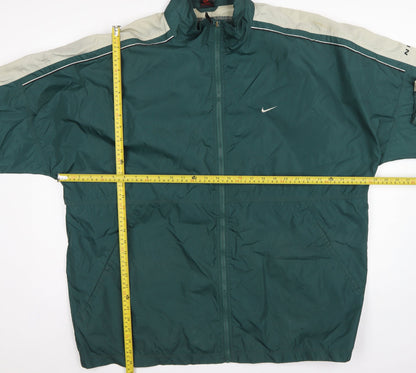 Nike Men’s Green XL Vintage Full Zip Windbreaker Jacket