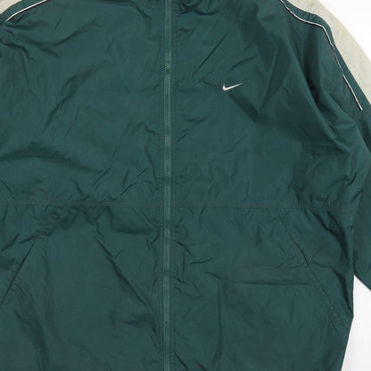 Nike Men’s Green XL Vintage Full Zip Windbreaker Jacket