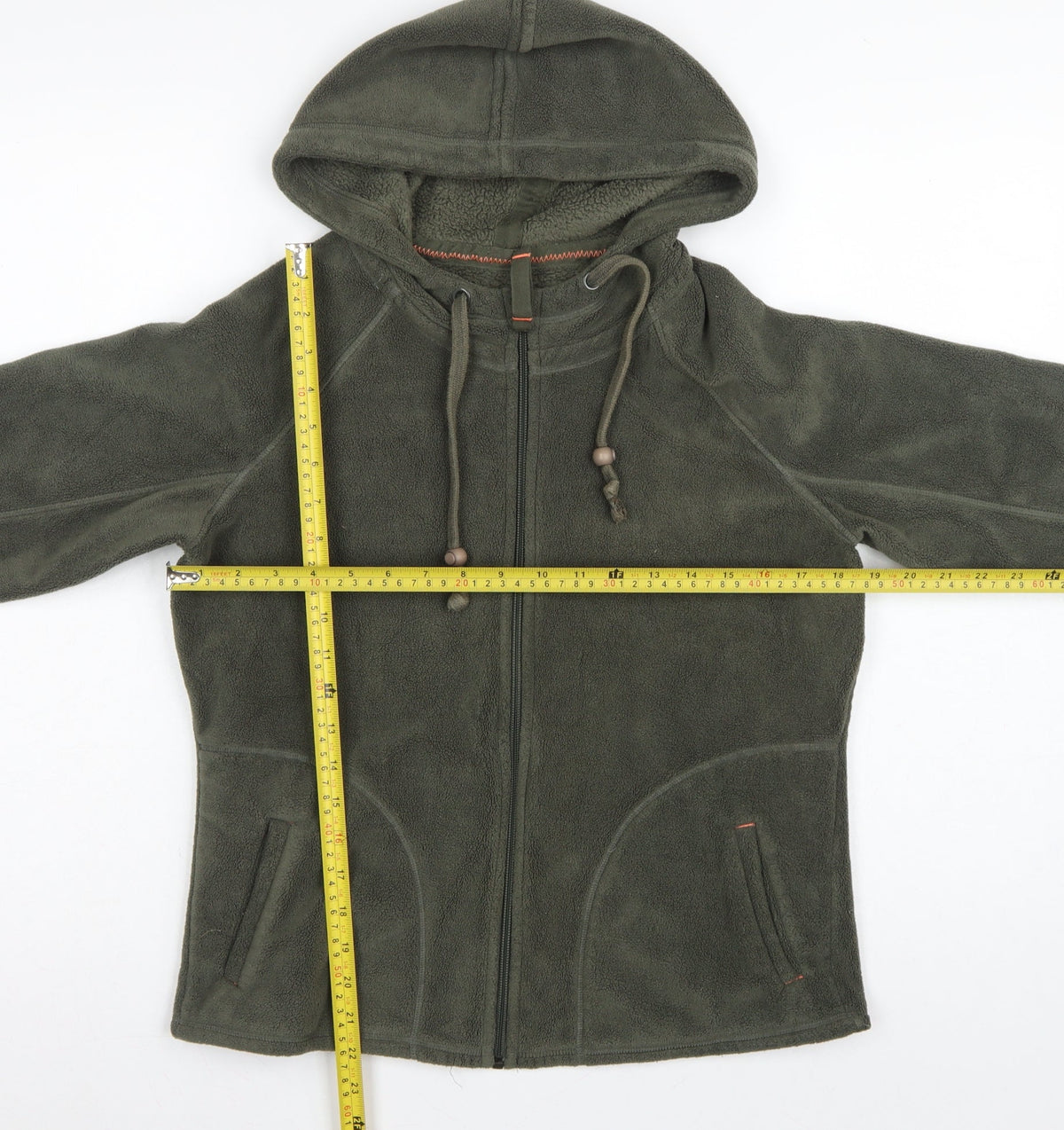 Marks and Spencer Women’s Green UK 14 Hooded Fleece Zip Jacket