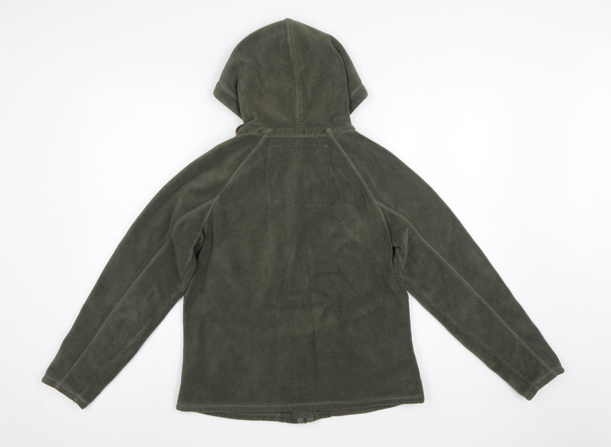 Marks and Spencer Women’s Green UK 14 Hooded Fleece Zip Jacket