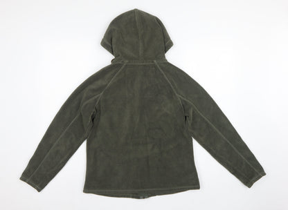 Marks and Spencer Women’s Green UK 14 Hooded Fleece Zip Jacket