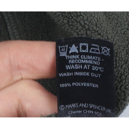 Marks and Spencer Women’s Green UK 14 Hooded Fleece Zip Jacket