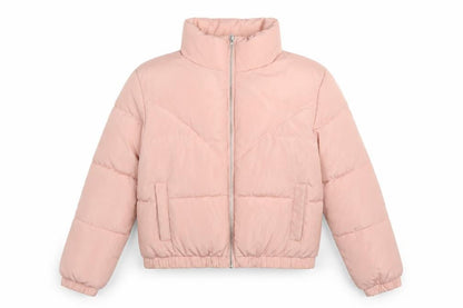 New Look 915 Girls Pink Age 12-13 Puffer Jacket Quilted Full Zip
