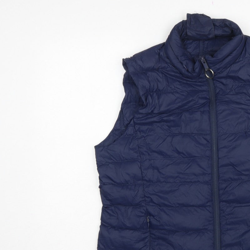 Marks & Spencer Women’s Blue UK 14 Quilted Down Puffer Gilet