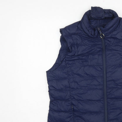 Marks & Spencer Women’s Blue UK 14 Quilted Down Puffer Gilet