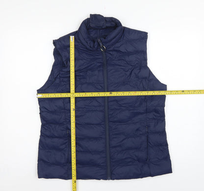 Marks & Spencer Women’s Blue UK 14 Quilted Down Puffer Gilet
