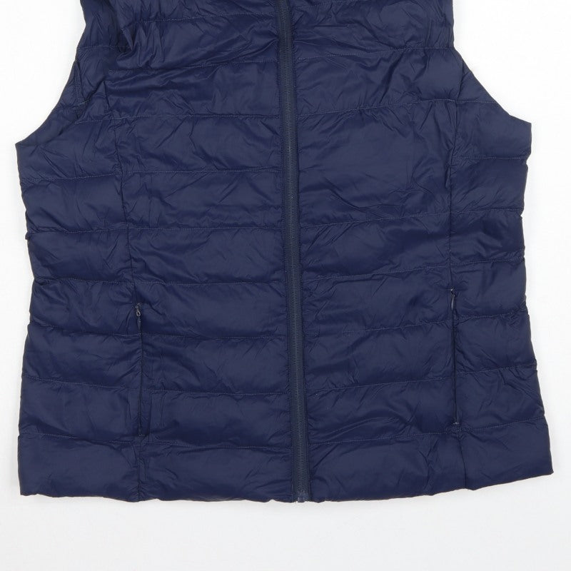Marks & Spencer Women’s Blue UK 14 Quilted Down Puffer Gilet