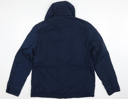 Next Men’s Blue Large Hooded Padded Parka Jacket
