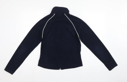 Next Women’s Blue Fleece Full Zip Jacket UK 18 Collared