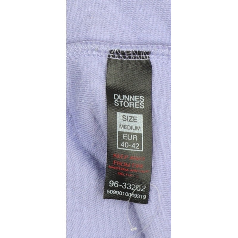 Dunnes Stores Women Purple M Fleece 1/4 Zip Pullover Sweatshirt