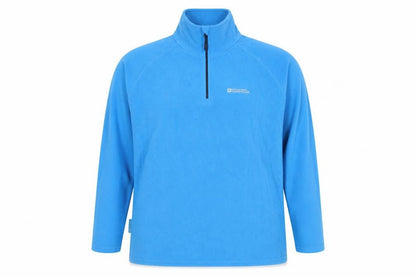 Mountain Warehouse Women Blue UK 20 Fleece 1/4 Zip Pullover Sweatshirt