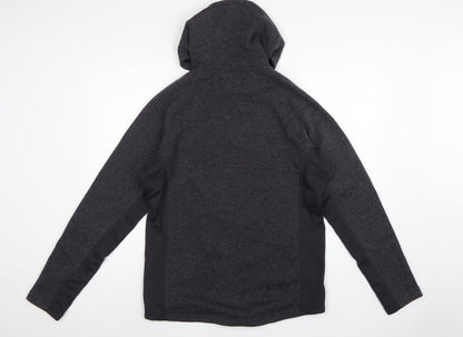 Peter Storm Men Grey M Hooded Full Zip Fleece Outdoor Jacket