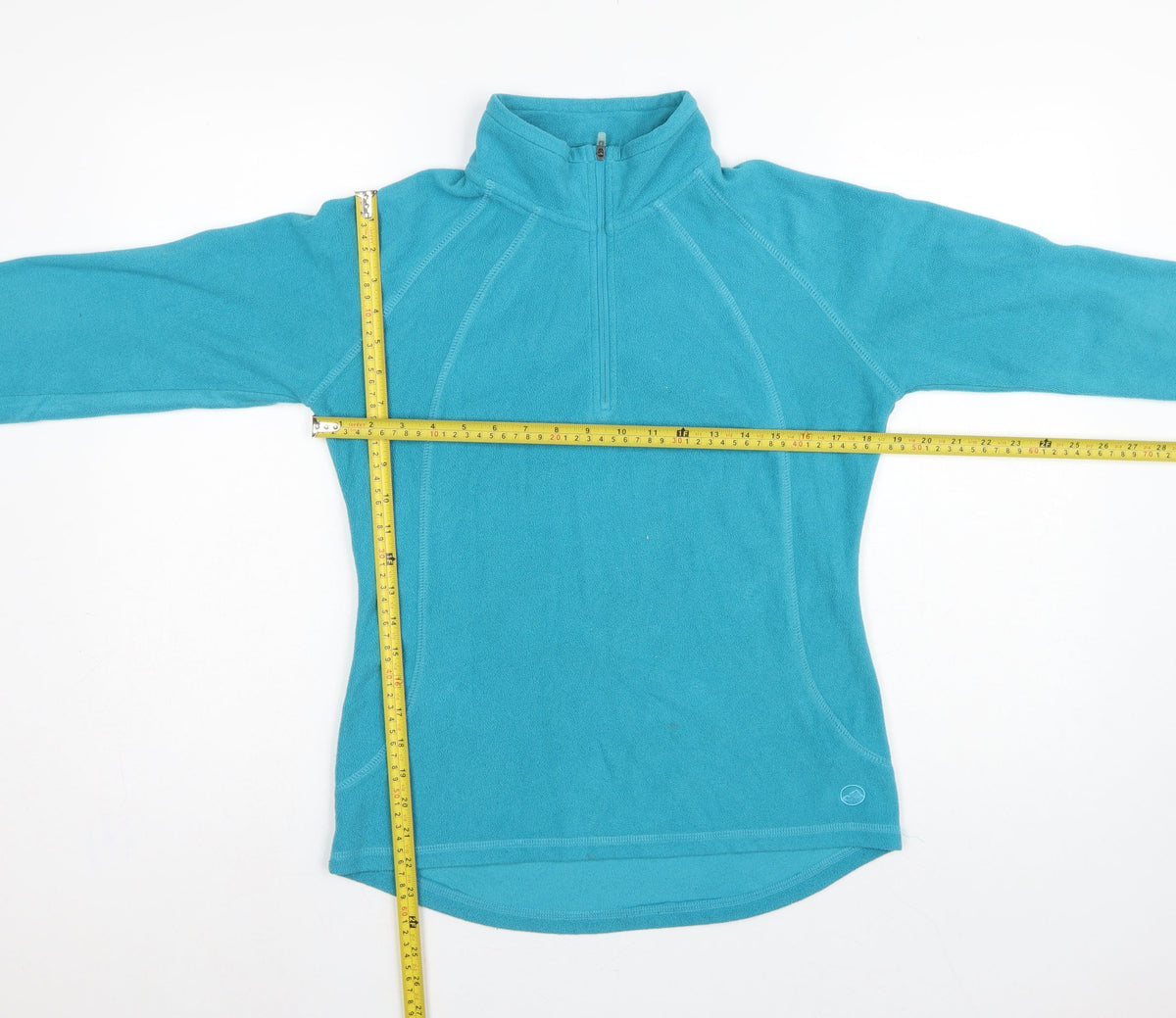 Peter Storm Women Blue UK 10 1/4 Zip Fleece Pullover Sweatshirt