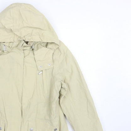 Maine Debenhams Women’s Ivory Size 12 Hooded Parka Jacket