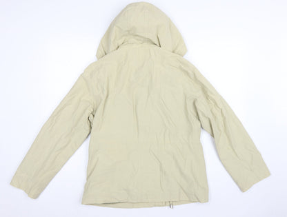 Maine Debenhams Women’s Ivory Size 12 Hooded Parka Jacket