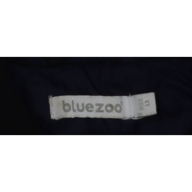 Bluezoo Boys Black Age 13 Bomber Jacket Padded Full Zip