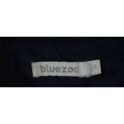 Bluezoo Boys Black Age 13 Bomber Jacket Padded Full Zip