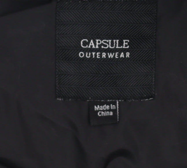 Capsule Women Black UK 16 Hooded Quilted Puffer Jacket