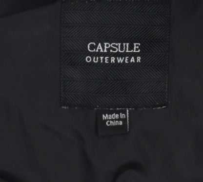 Capsule Women Black UK 16 Hooded Quilted Puffer Jacket