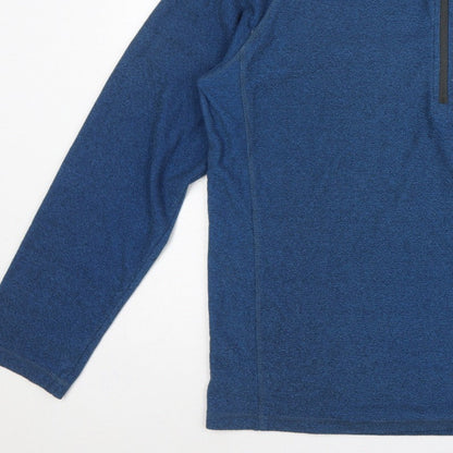 Regatta Men’s Blue XL Half Zip High Neck Outdoor Fleece Sweatshirt
