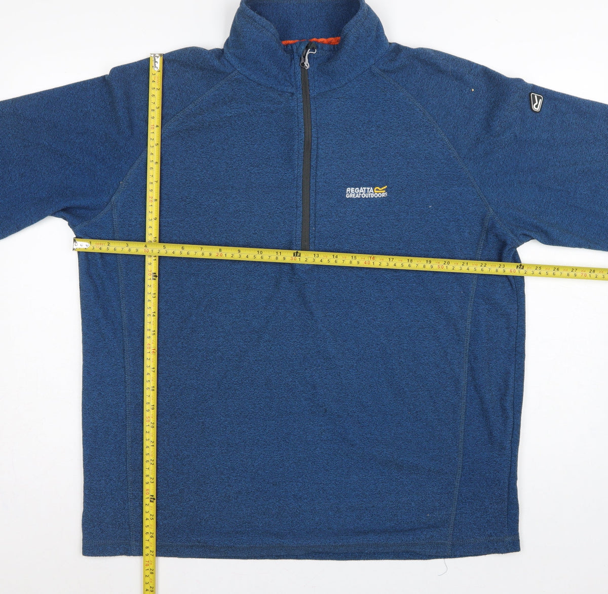 Regatta Men’s Blue XL Half Zip High Neck Outdoor Fleece Sweatshirt