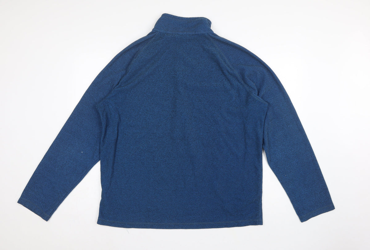 Regatta Men’s Blue XL Half Zip High Neck Outdoor Fleece Sweatshirt