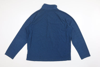 Regatta Men’s Blue XL Half Zip High Neck Outdoor Fleece Sweatshirt