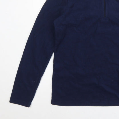 Peter Storm Women Blue UK 18 Pullover 1/4 Zip Fleece Sweatshirt