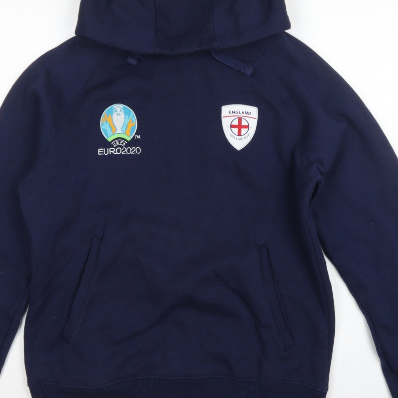 UEFA Euro 2020 England Men's Blue M Pullover Hoodie Football