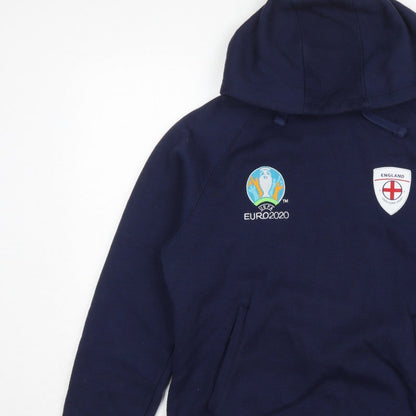 UEFA Euro 2020 England Men's Blue M Pullover Hoodie Football