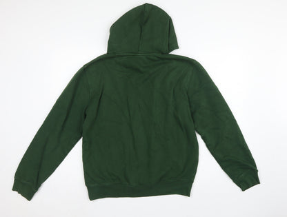 Champion Men’s Green M Pullover Logo Hoodie Pocket