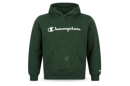 Champion Men’s Green M Pullover Logo Hoodie Pocket