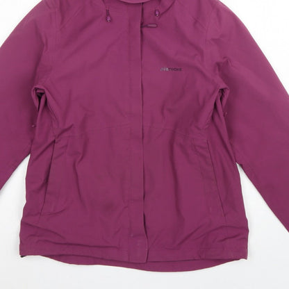 Ayacucho Women’s Purple M Yosemite Waterproof Hooded Rain Jacket