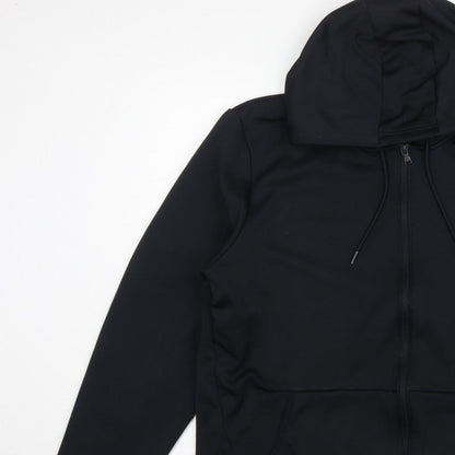 Under Armour Men’s Black 2XL Loose Full Zip Hooded Sports Hoodie