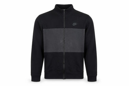 Nike Men’s Black Grey Full Zip Logo Sweatshirt Size S