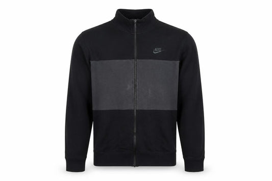 Nike Men’s Black Grey Full Zip Logo Sweatshirt Size S