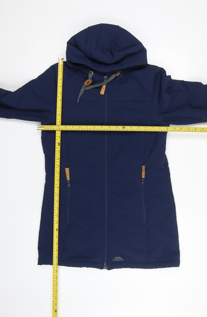 Trespass Men’s Navy S Softshell Hooded Parka Waterproof Fleece Lined