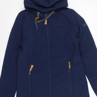 Trespass Men’s Navy S Softshell Hooded Parka Waterproof Fleece Lined