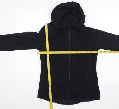 M&S Goodmove Women’s Black UK 12 Hooded Softshell Zip Jacket