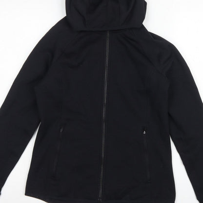 M&S Goodmove Women’s Black UK 12 Hooded Softshell Zip Jacket