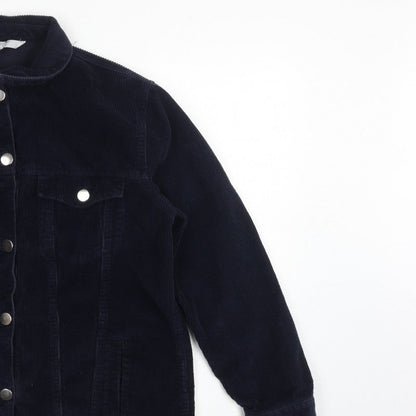 Red Herring Women’s Navy Blue Size 16 Corduroy Button Jacket
