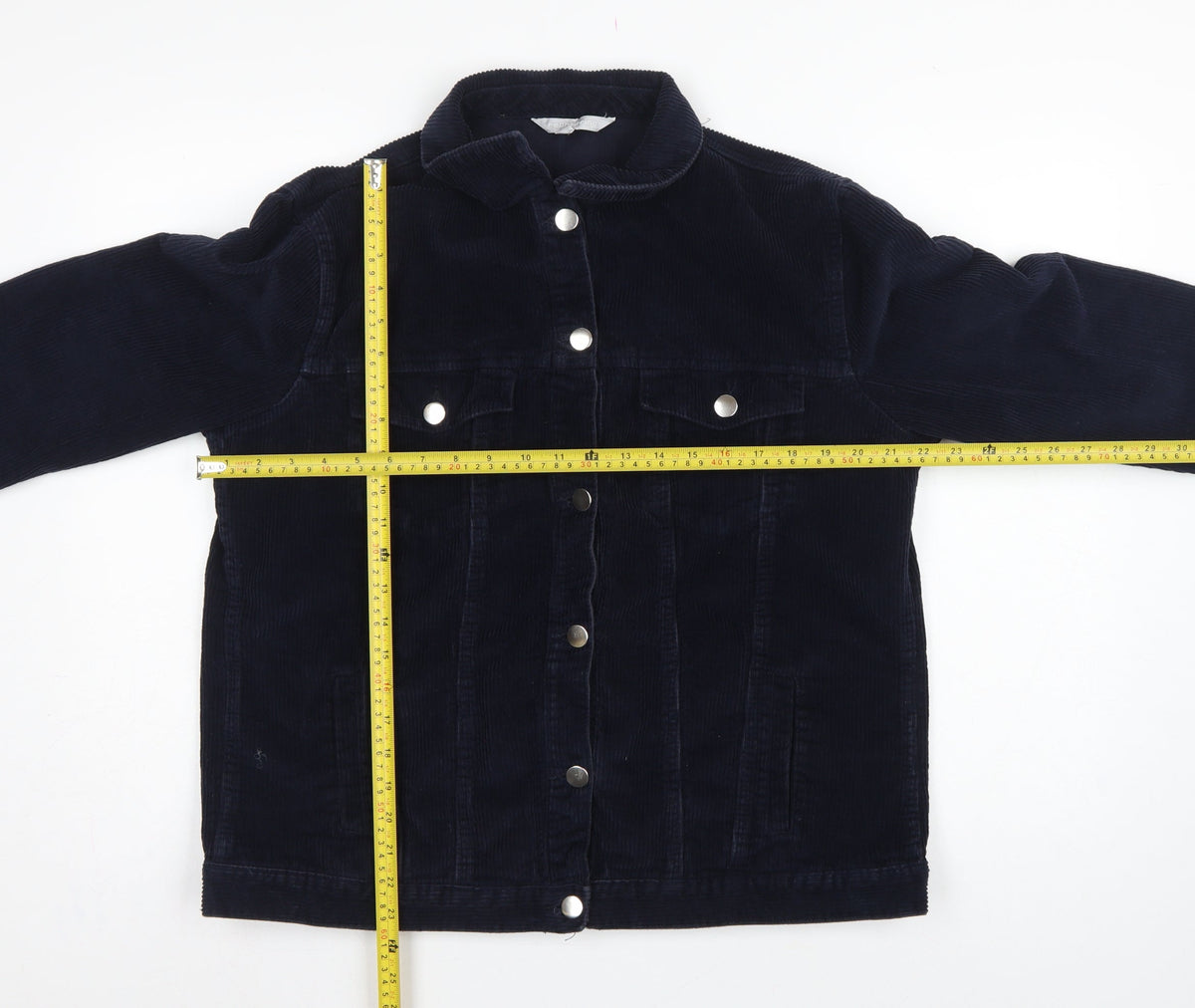 Red Herring Women’s Navy Blue Size 16 Corduroy Button Jacket