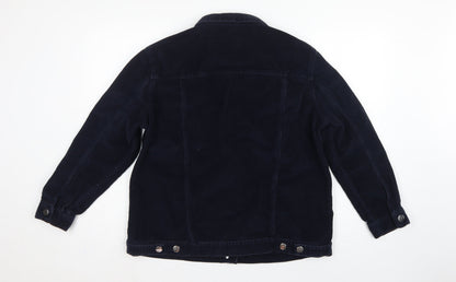 Red Herring Women’s Navy Blue Size 16 Corduroy Button Jacket